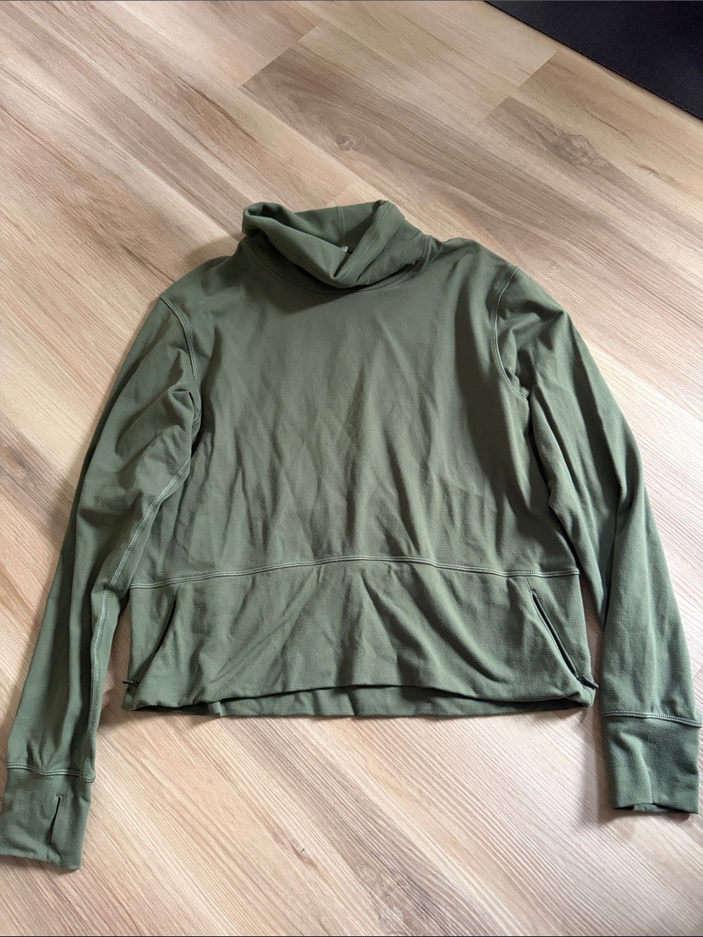 lululemon athletica Olive Green Turtleneck Sweater